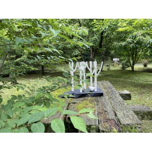 白磁「囀りに誘われ、、、」