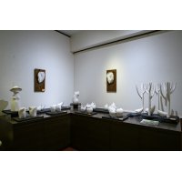 白磁作品展示ーーギャラリー白樺